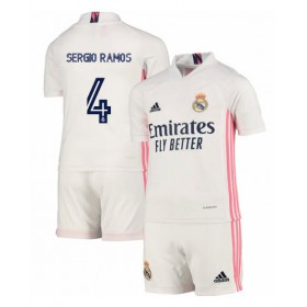 Jalkapallo Pelipaidat/Peliasut Real Madrid Sergio Ramos 4 Lasten Kotipaita 2020-2021